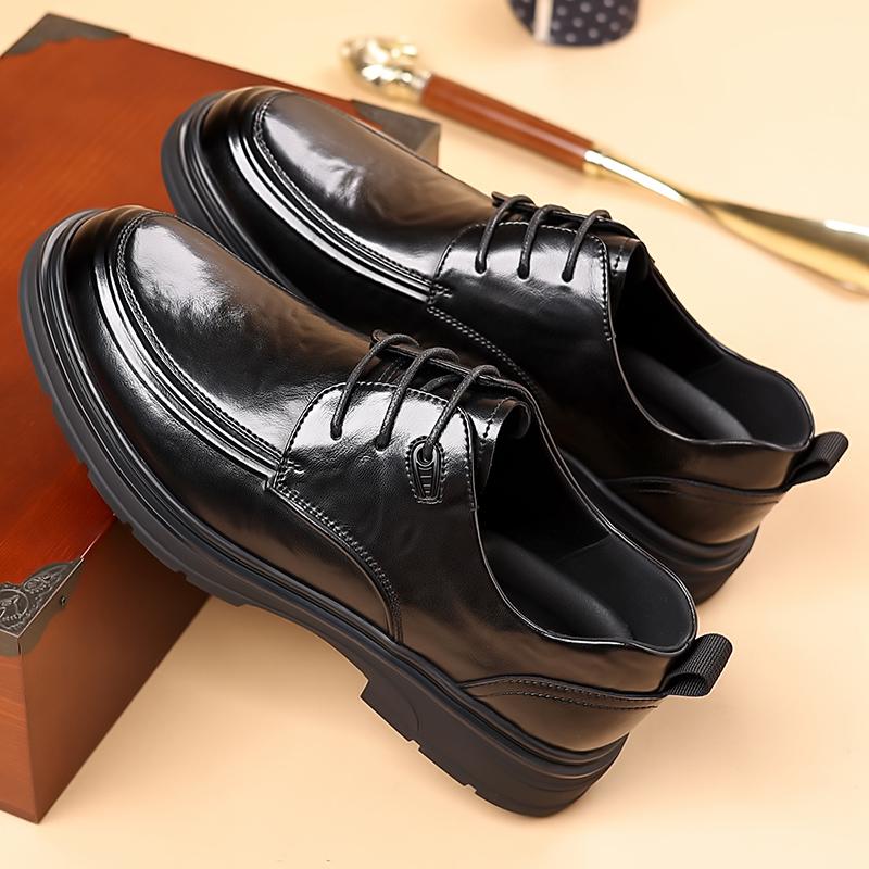 Casual Leather Men's Formal Shoes Business Footwear Elegantes Male Clothing Party Gentleman Shoes New Style Trend Oxford Shoes