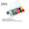 Tragbares Malset Aquarellfarben-Set, Abwaschbare feste Palette, Helle professionelle Kunst-Bildungswerkzeuge Farben Pigment-Set, für Kinder und Anfänger