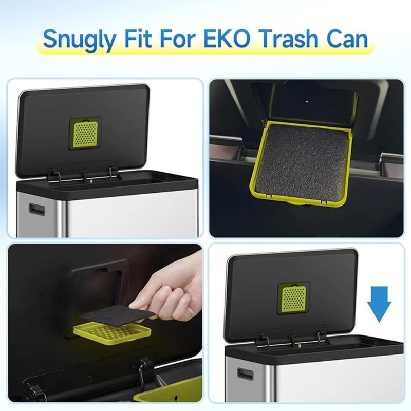 20 kusů deodoračních filtračních vložek pro odpadkové koše EKO Step pro kontrolu zápachu