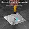 Stainless Steel Floor Drains Anti-odor Bathroom Drainage Square Shower Drain  Kitchen