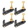 4Pcs Violin Fine Tuners 3 4‑4 4 Cello String Tool Replacement Instrument AccessoriesBlack