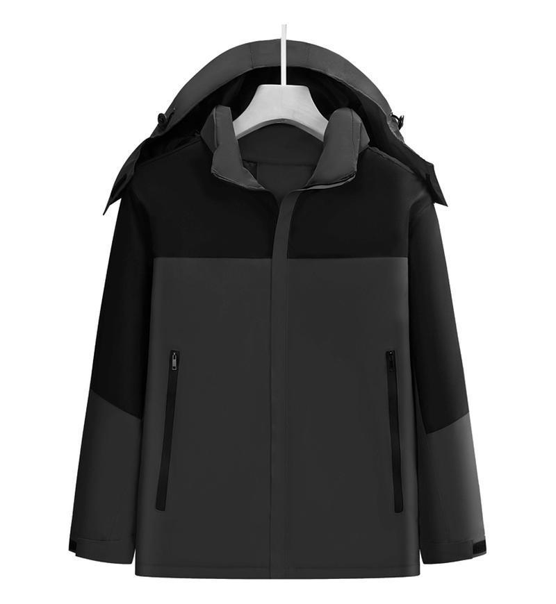 

Customizable Men s & Women s 3-in-1 Winter Sports Windbreaker Set - Detachable Couple’s Mountaineering Suit 4XL