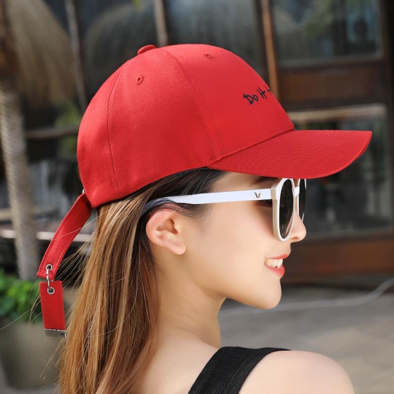 Soft Top Letter Embroidered Baseball Cap Women's Fashion Versatile Casual Face Small Sunscreen Duck Tongue Sun Hat