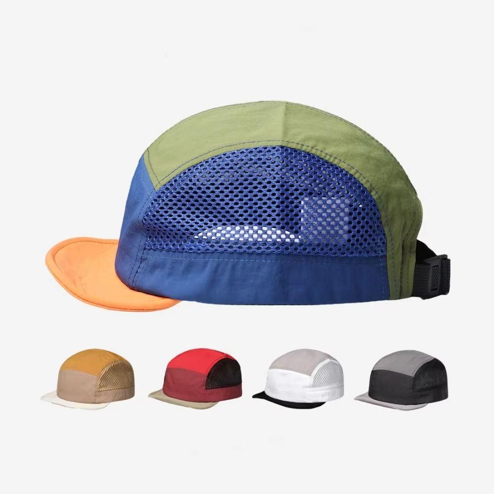 Quick Drying Mesh Baseball Cap UV Protection Color Splicing Hat Casual Sun Visor Cap  Sports Cap