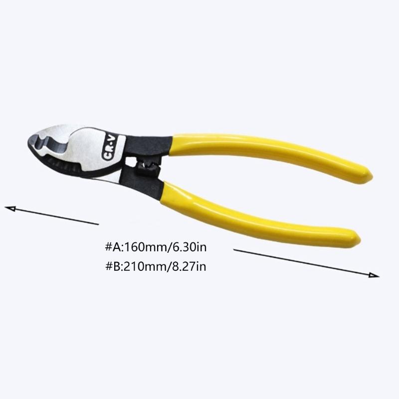 6 8 10Inch Professional Cable Cutting Pliers Tempered Steel Construction Nonslip Ergonomic Handle For Contractors