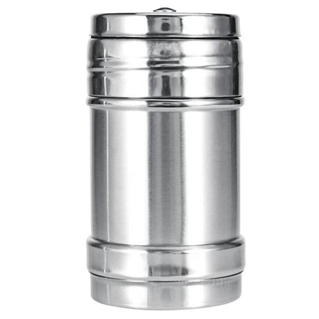 Stainless Seasoning Can Rotation Leak-proof Dredge Shaker Home Kitchen Seasoning Bottle
