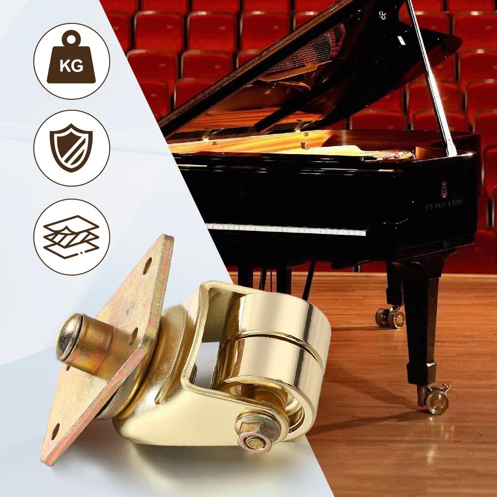 Piano Casters Piano Furniture Wheels Wear-Resistant Sliding Caster Wheel Rust-Proof for Upright Piano Furniture