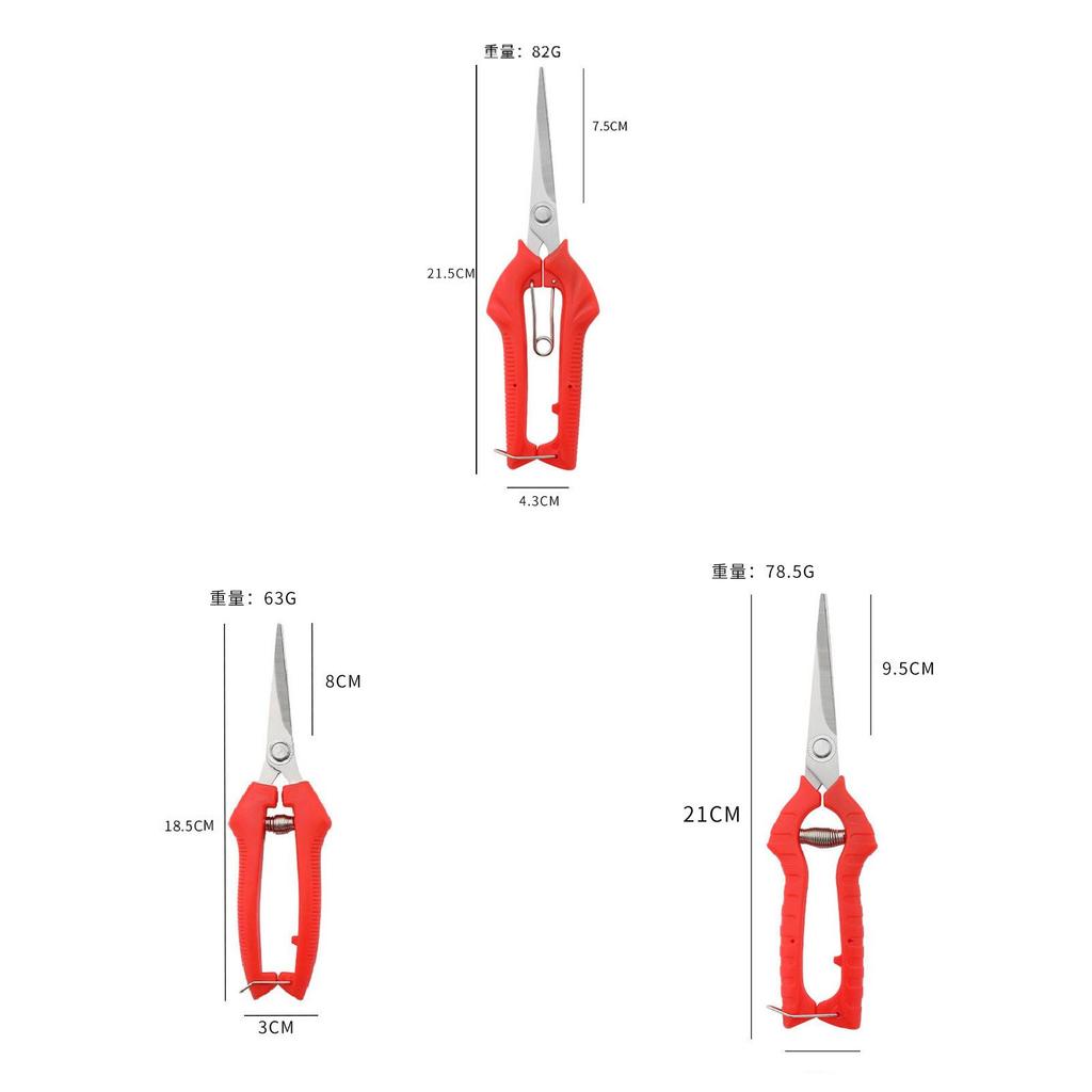 Garden Pruning Scissors With Stainless Steel Blades For Home Gardening And Plant Care