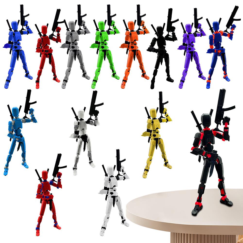 Dummy 13 Action Figure Titan Multi-Articular Robot Toys 3D Printer Movable Anime Figure Stress Relief Decompression Toy For Boy