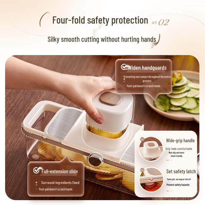 BEAR Multifunktionaler Gemüse- und Reibeschneider