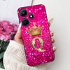For Infinix Hot 30i Case X669 X669C Cute Crown Letters Cover Soft Silicone Phone Case For Infinix Hot 30i Hot30i Back Cover