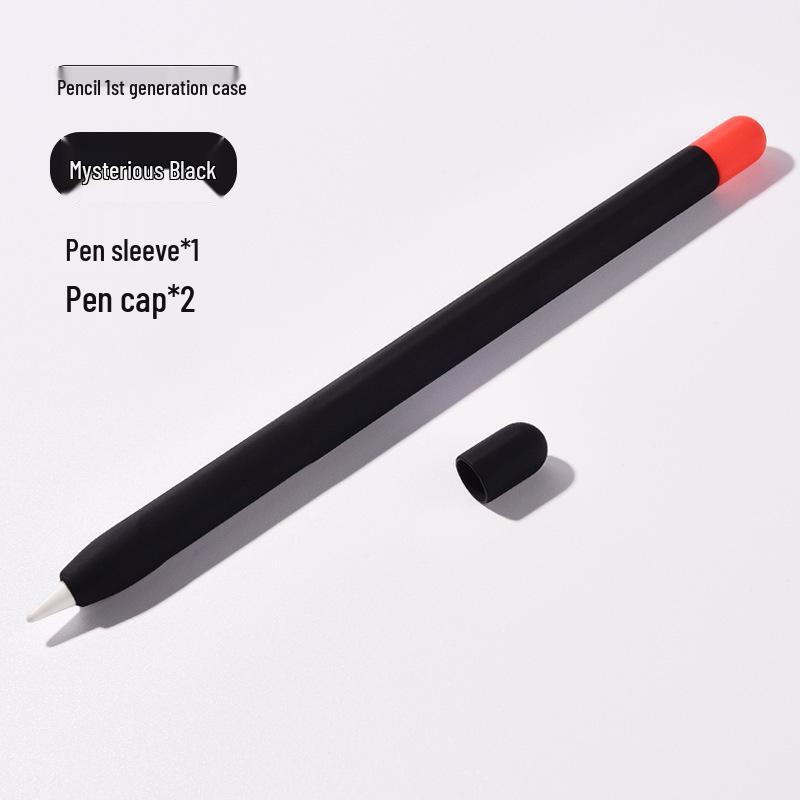 Apple Pencil Silikon-Schutzhülle für 1./2. Generation - Fallfestes Farbblock-Design