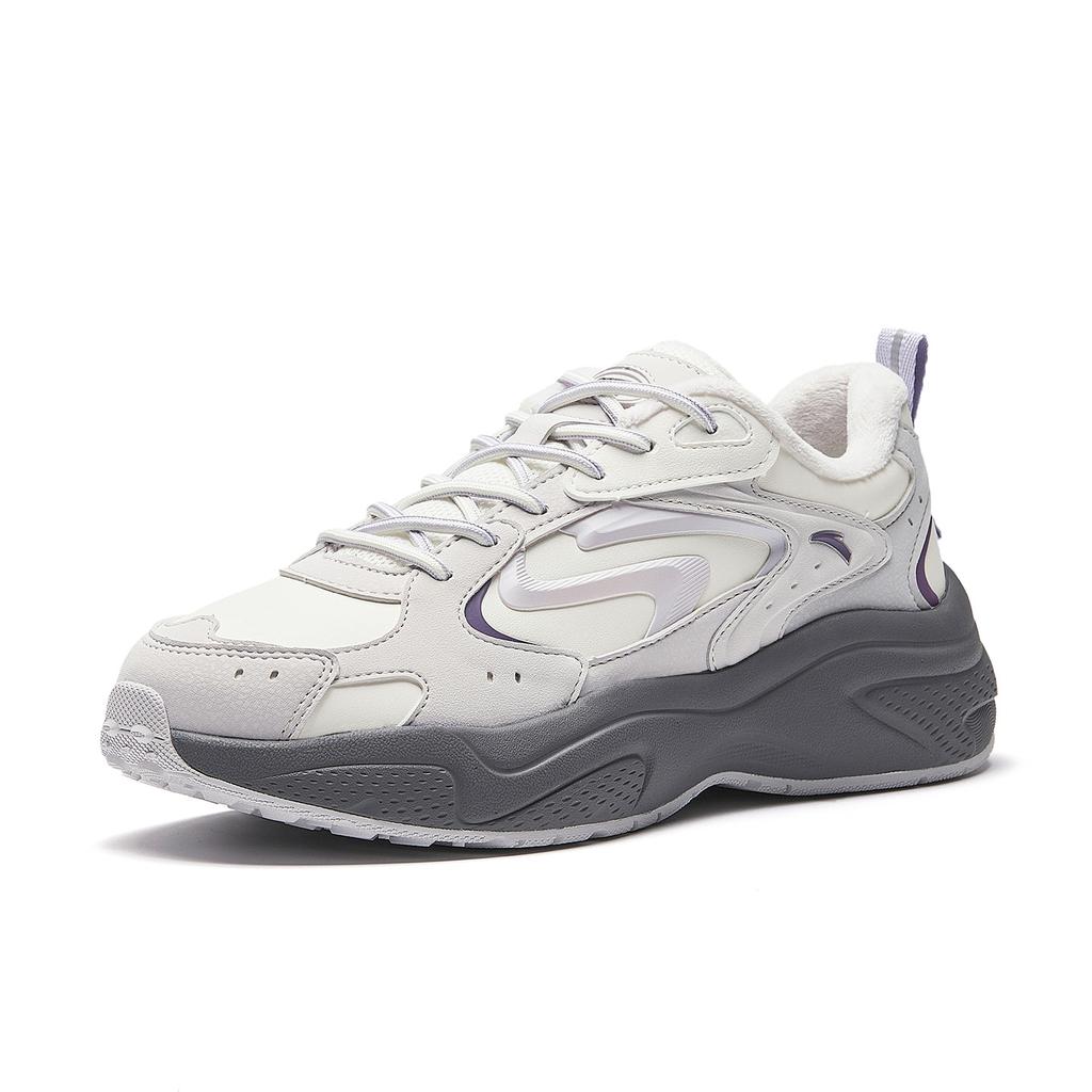 Anta Star Light 3 Casual Fashion Dad Shoes Kids sneaker Ivory-White Light-Silver-Gray Chip-Gray 922548837-10