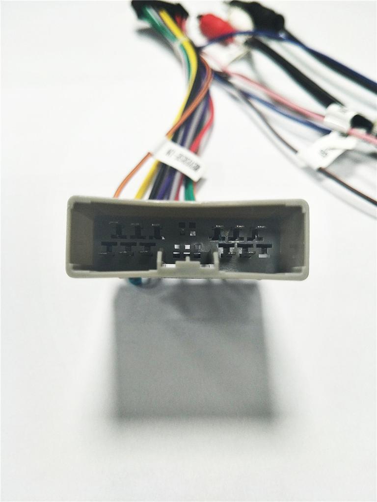 1x Car Stereo 20Pin Wire Harness Connector Wire For 1 2 Din Android Multimedia