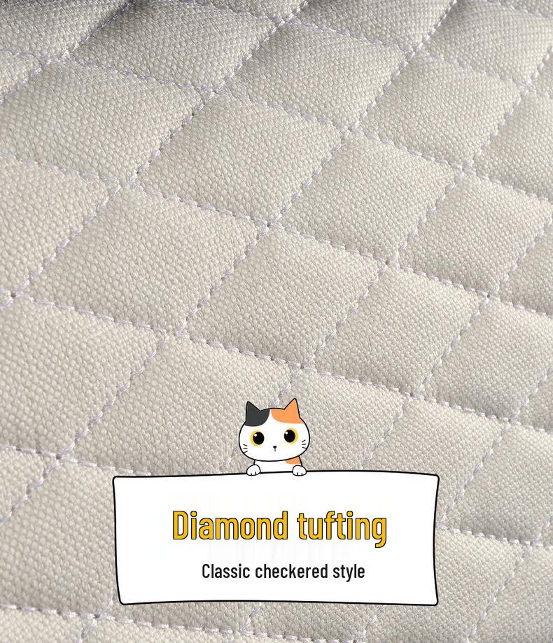 Universelles Leinen-Autositzkissen für Corolla, Civic, Sylphy & mehr - Vier Jahreszeiten