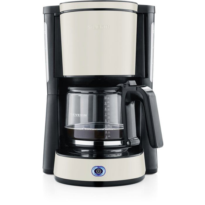 Severin Beige/Noir 9575 Cafetière Nombre De Tasse=10 Verseuse En Verre - Image 5
