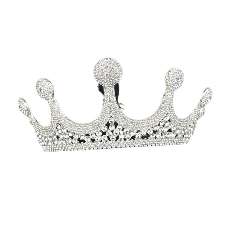 Baroque Bridal Crown Tiara Princess Crown New Style Zhao Liying Same Style Korean Style Wedding Dress Wedding Hair Accessories