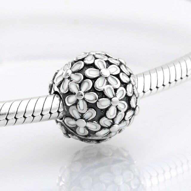 925 Sterling Silver Bead Openwork Sweet Hearts Crown Charms Beads Fit Jiuhao Bracelets Bangles Diy Womens Jewelry