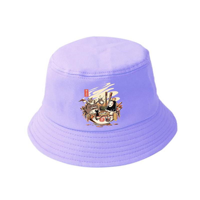 Totoro Studio Ghibli Sommerhut Damen Unisex Ullzang Spirited Away Panama Bob Eimerhut Das Design Flat Visor Anime Fischerhut