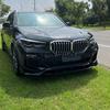 4X 2018-Up For BMW X5 G05 Pre Facelift Car Front Bumper Lip Splitter Spoiler Body Kit Diffuser Guard Cover By ABS Glossy Black