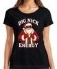 BIG NICK ENERGY Weihnachtsmann Weihnachtsgeschenk Sonnenbrille Damen T-Shirt