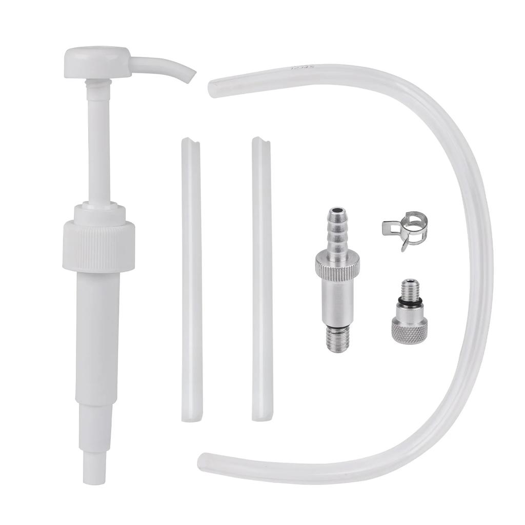 Fit For Mariner Ofutboards Motors Lower Unit Fluid Gear Oil Pump with 3/8 Inch-16 8mm 10mm Adapters For Standard Quart Bottles