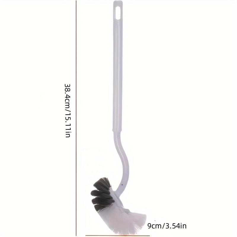 1pc/2pcs Toilet Brush, Bathroom Cleaning Brush, Long-Handled Soft-Bristled Brush, Household Toilet Cleaning Brush