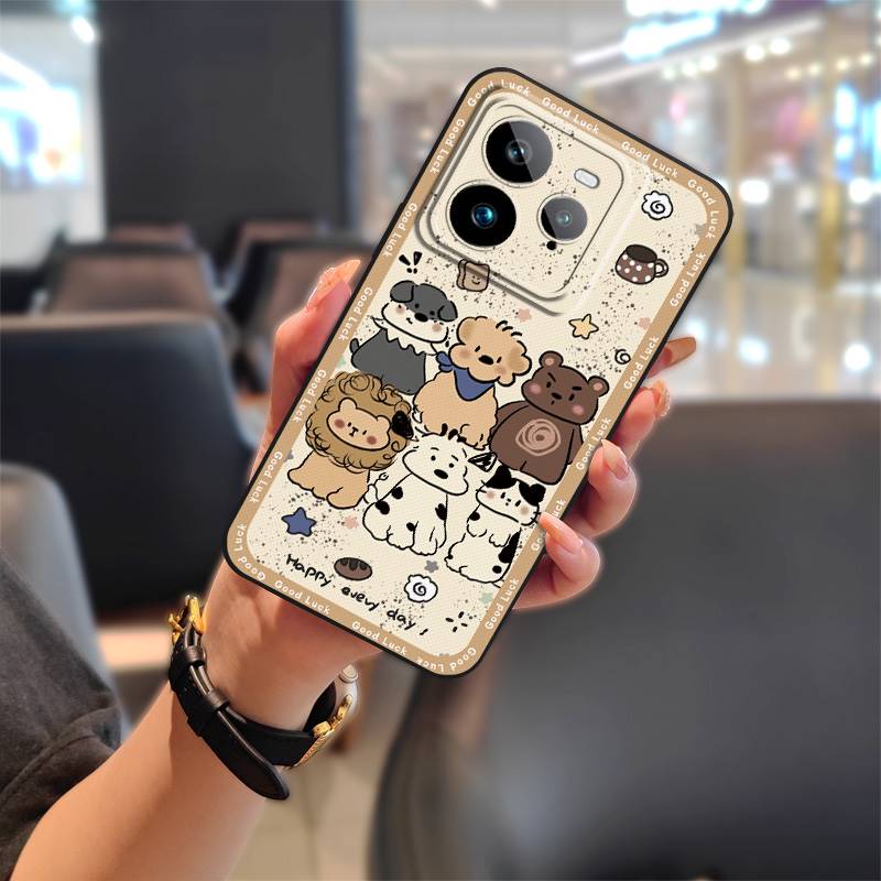 Cartoon Protective Phone Case For Realme GT7 Pro Phone Pouch Durable Cute Back Cover Dirt-resistant Silicone Anti-knock