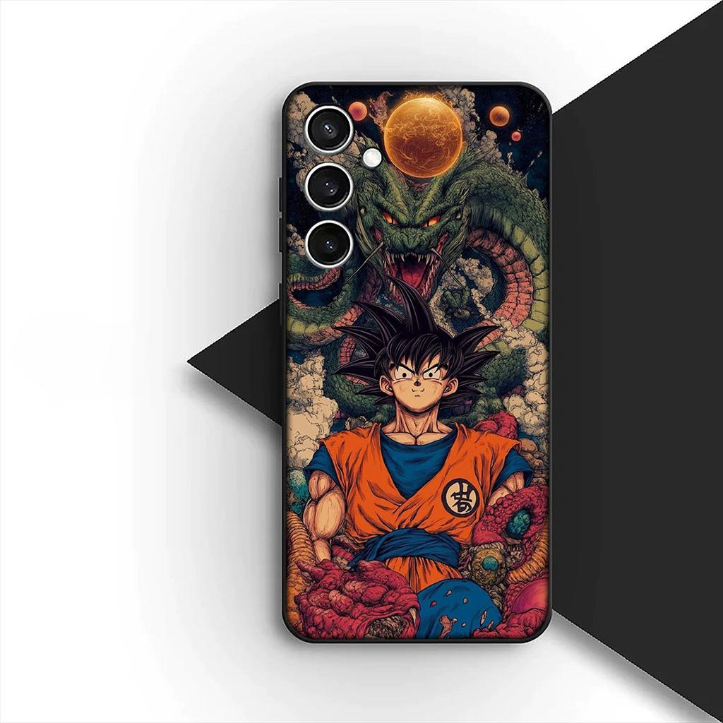 for Samsung Galaxy S10 S8 S9 Plus A33 A34 A31 70 A71 A72 Note 20 9 8 S10E Phone Case Beerus Dragons Gokus Balls DragonBalls Z