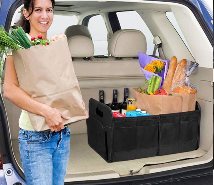 Large Capacity Foldable Car Trunk Storage Box - Oxford Cloth