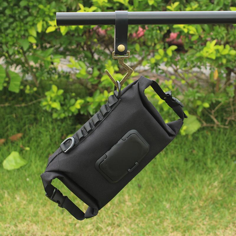 RR Camping Toilet Paper Holder Bag Camping Tent Folding Toilet Paper Hanging Holder Roll Case Storage Box Outdoor Camping Tools