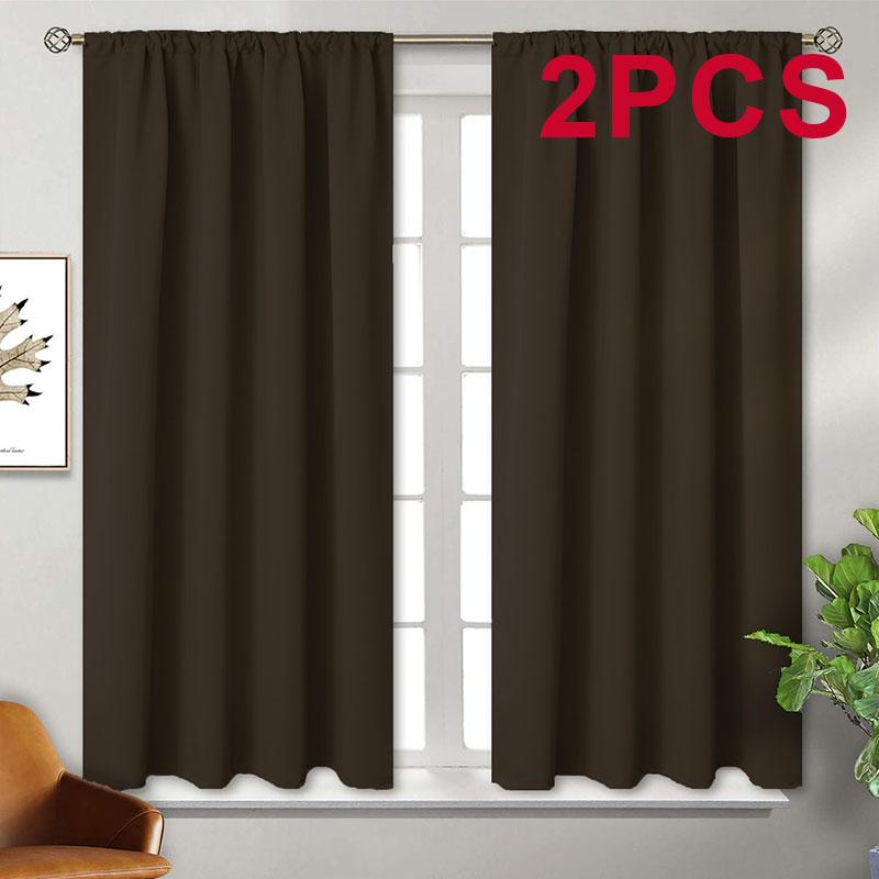 

1/2 Panles Moder Curtains For Livingroom High Shaing Curtain90% For Blackout Спальня Шторы Плотные жалюзи Шторы Двери W100cm x H230cm&Rod