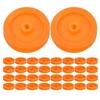 50 stuks Plastic Katrolwiel Katrol Tandwiel Draagbaar Katrolwiel Plastic Riemkatrol Auto-onderdelen Vliegtuig Speelgoed Auto-onderdelen