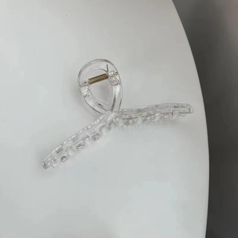 1PCS Korean Plastics Large Hair Claws Acrylic Hairpin Barrette Crab Hair Clips Headwear for Women Girls Hair Accessories