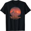 T-shirt du parc national de Yellowstone, montagnes Sinset