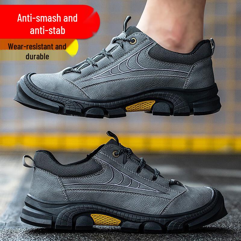 Fucheng Men s Breathable Steel Toe Safety Work Shoes 41