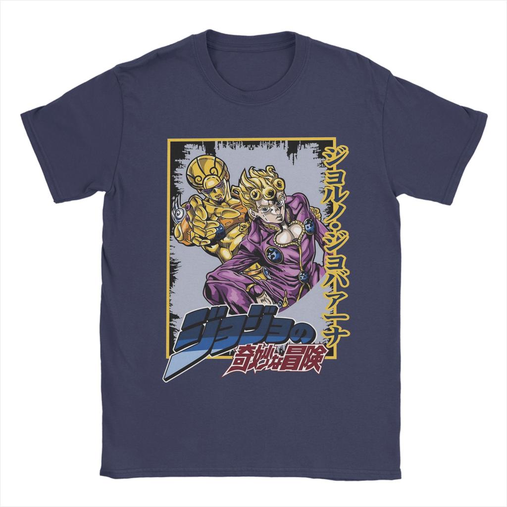 Strongest Stand Jojos Bizarre Adventure T Shirts Men 100% Cotton Novelty T-Shirt O Neck  Tee Shirt Short Sleeve Tops Summer