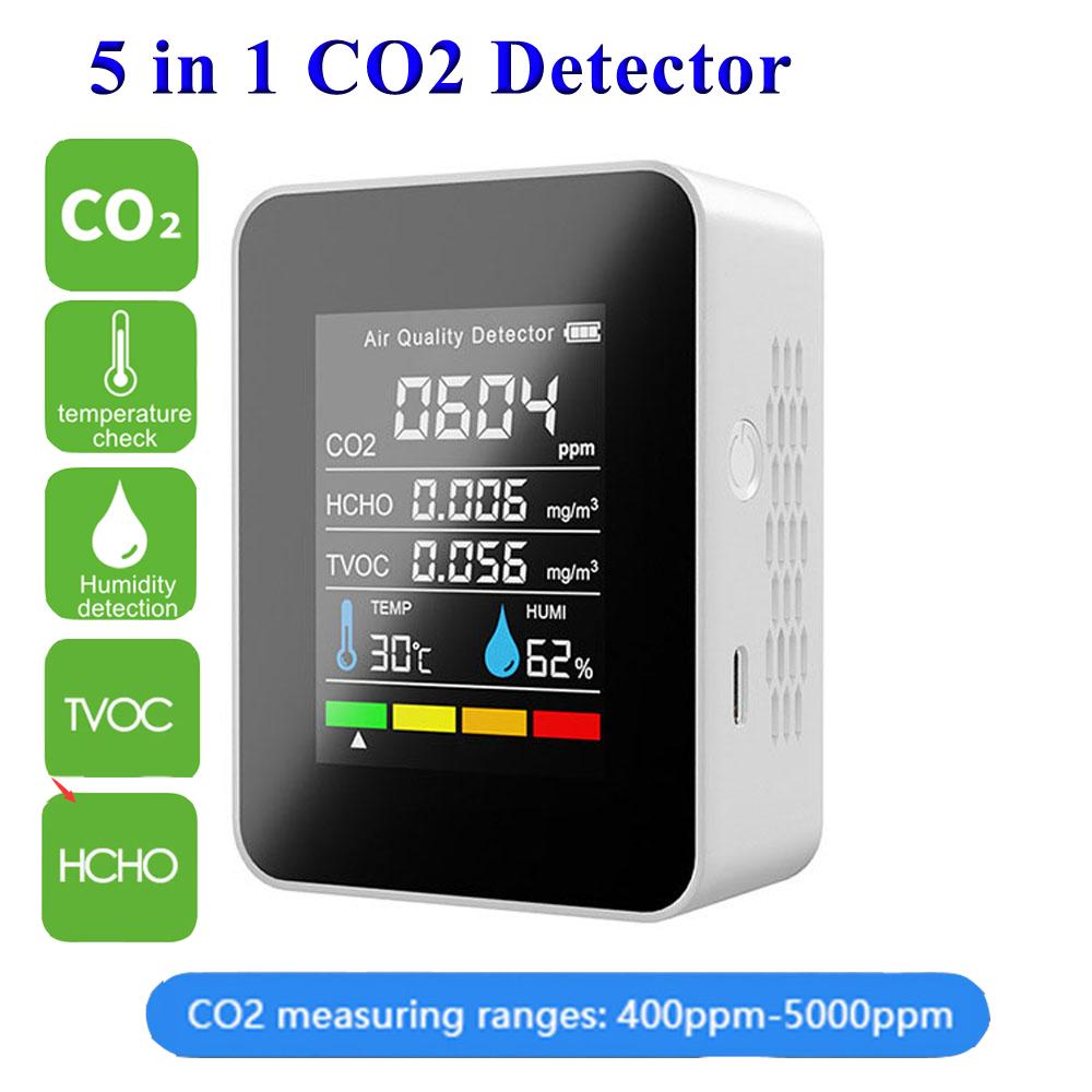 CO2-Sensor, CO2-Messgerät, digitaler Luftdetektor, intelligenter Luftqualitätsanalysator, Luftverschmutzungsmonitor, Medidor CO2-LP-Gas