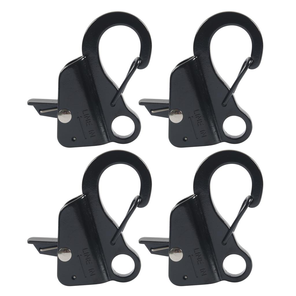 Boat Accessory 316 Stainless Steel Sliding Hook High Strength Marine Hook Simple Installation for Fast Rope Attachment