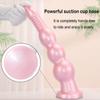 Silicone Threaded Ultra-Long Thick Anal Plug and Dilator for Women - Wearable Fake Penis Sex Toy