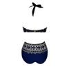 Women's Colours High-Breasted Straps Bikini Set Two-Piece Swimsuit