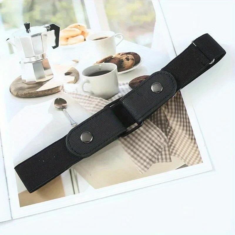Lnvisible Elastic Lazy Belt Unisex Seamless Elastic Elastic Band Decorative Belt