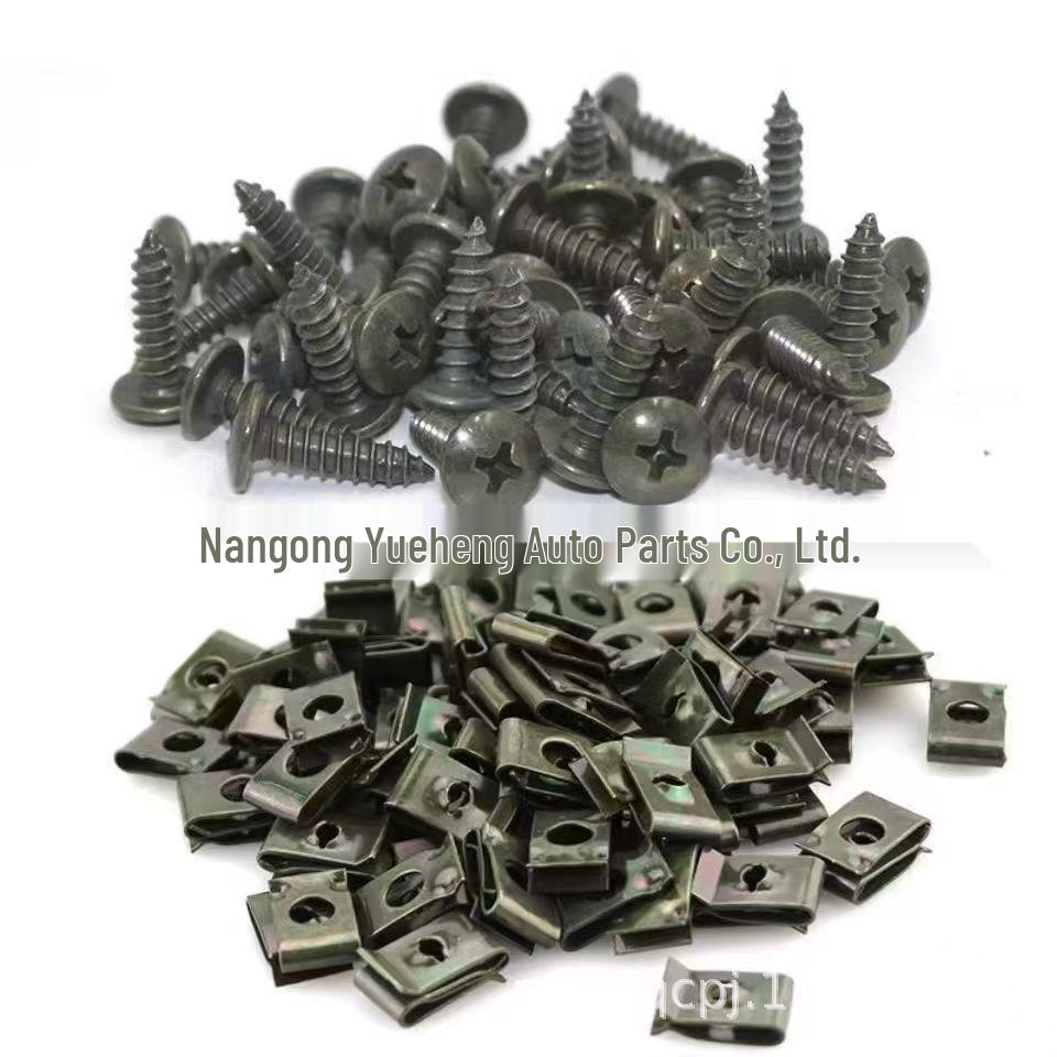 Motorcycle Electric Vehicle Plastic Shell Screws, Nuts, Buckles, and Iron Clips