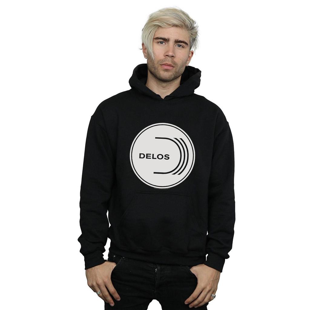 Westworld Mens Delos Circular Logo Hoodie