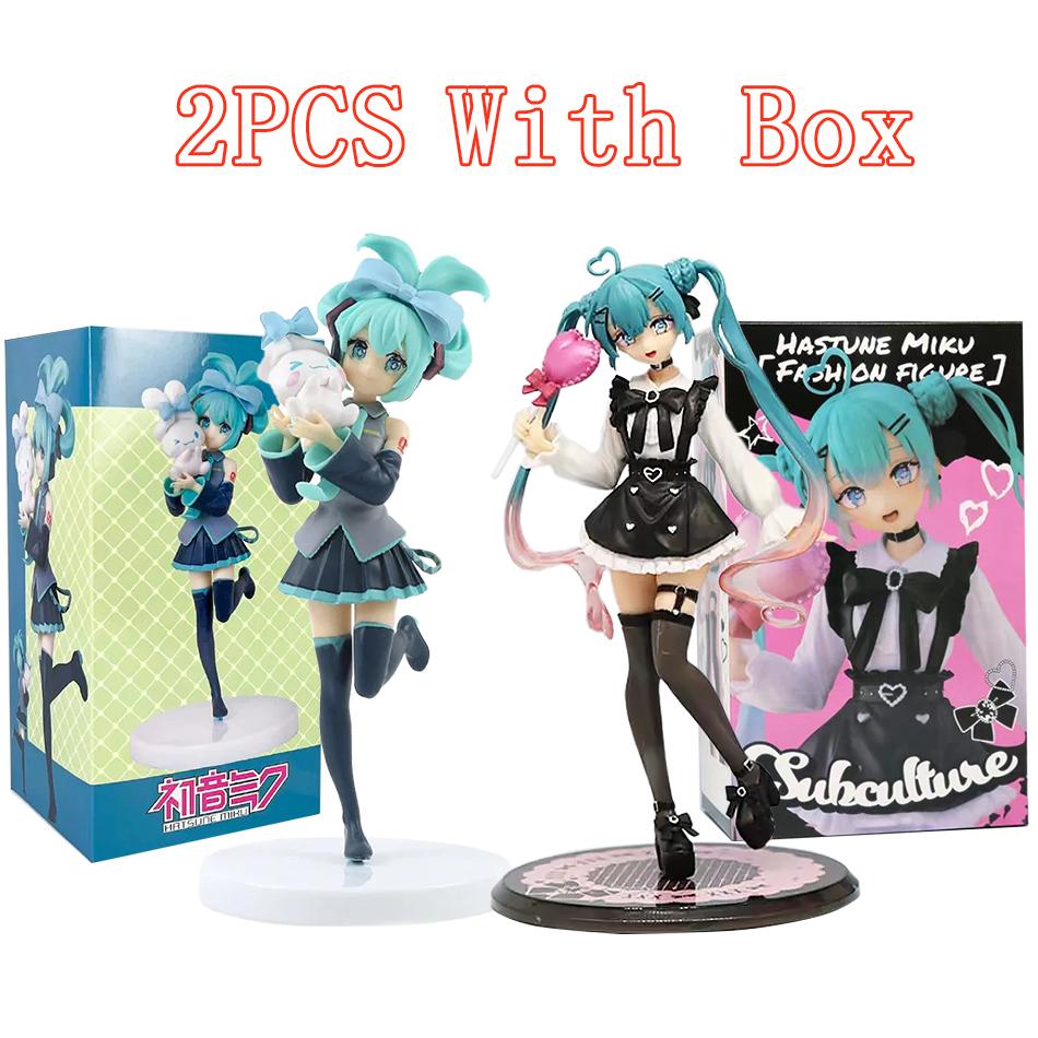 New In Stock Hatsune Miku In A World With Closed Windows Collectible Anime Action Kwaii Miku Figures Model Toys Christmas Gifts