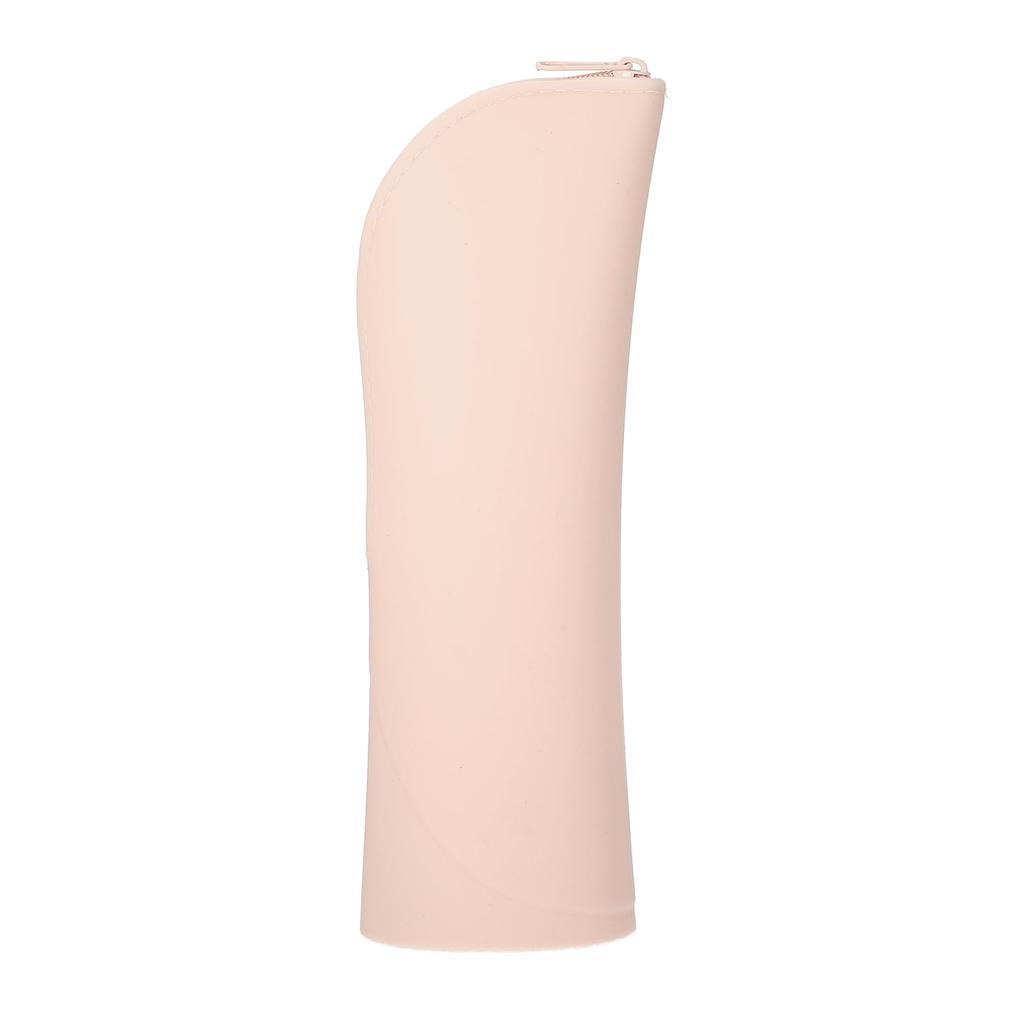 VOCOSTE Silicone Makeup Brush Travel Makeup Brush Silicone Cosmetic Brush Makeup Portable Travel Makeup Brush Khaki Bag, Stand-Up Holder, Pouch, Bag,