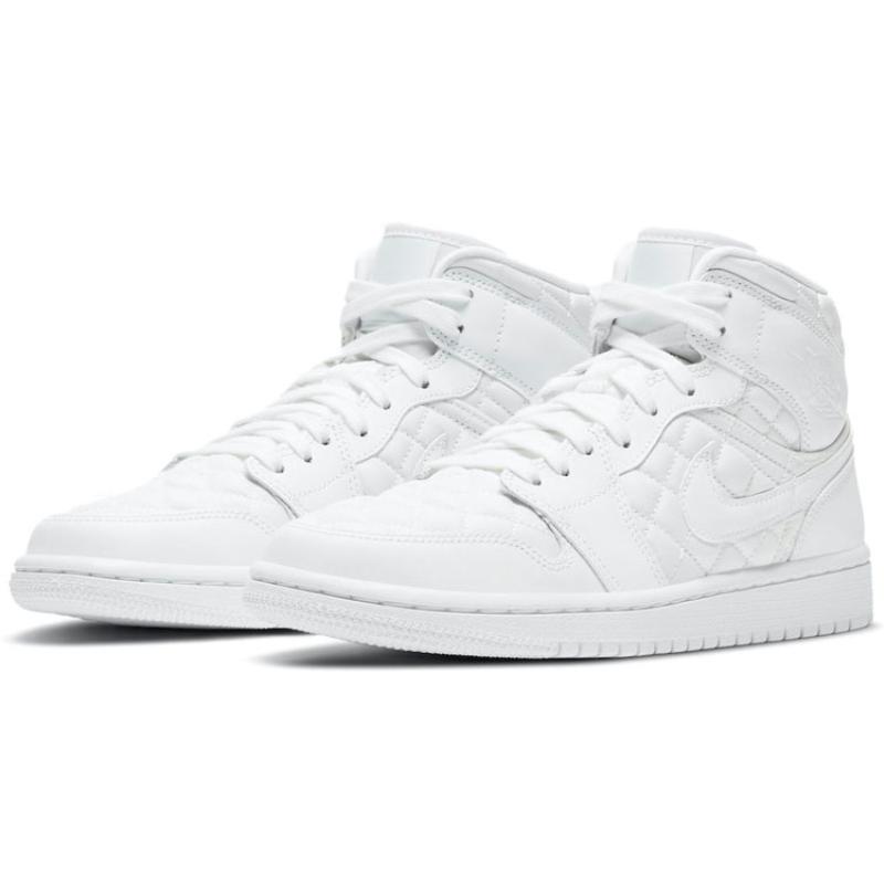 Air Jordan 1 Mid Se 'Blanco Acolchado' para Mujer Jordan DB6078-100