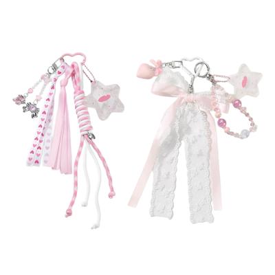 Einzigartiges Mini-Taschen-Accessoire mit Acrylrahmen und Metallstern, Bastel-Schlüsselanhänger-Dekoration zum Selbermachen für Damen
