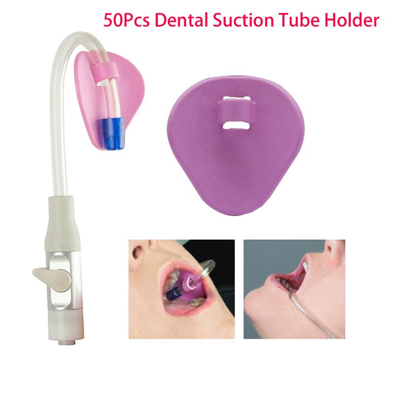 50 Adet/Poşet Dental Tek Kullanımlık Emme Tüpü Tutucu Tüp Salya Ejektörü Hve Tüpü Pozisyonlayıcı Otoklavlanabilir Dişçilik Malzemesi
