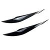1 Pair Headlight Eye Lid Cover For BMW F30 2013-2018 Gloss ABS Headlight Eyebrow Eyelid Decoration Styling Sticker Carbon Fiber